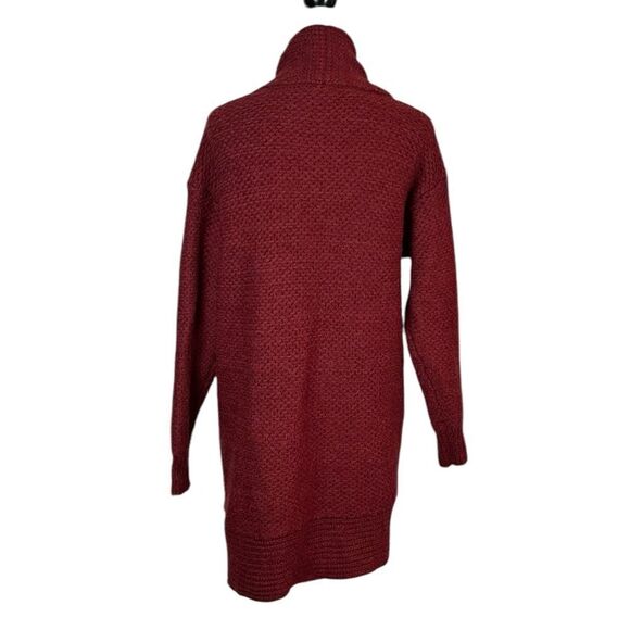 Pilcro Anthropologie Burgundy Heavy Weight Cardigan Sweater, Size M, NWT - Picture 3 of 10